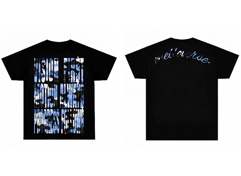 FLUX TEE CAMO BLACK