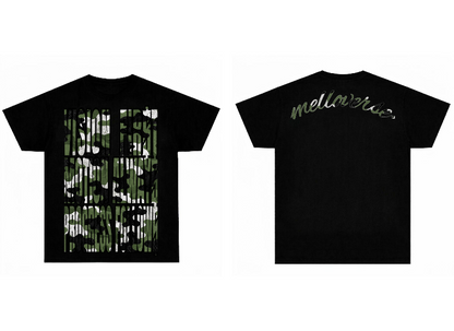 FLUX TEE CAMO BLACK
