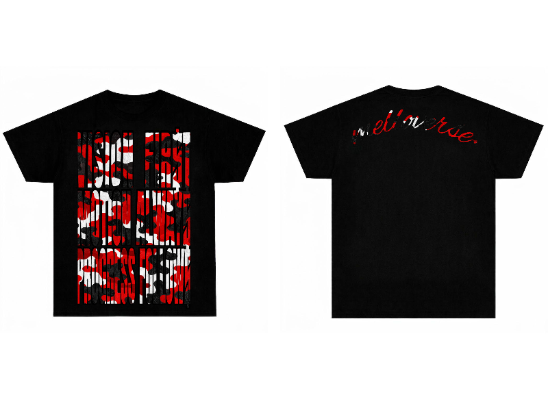 FLUX TEE CAMO BLACK