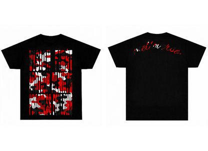 FLUX TEE CAMO BLACK